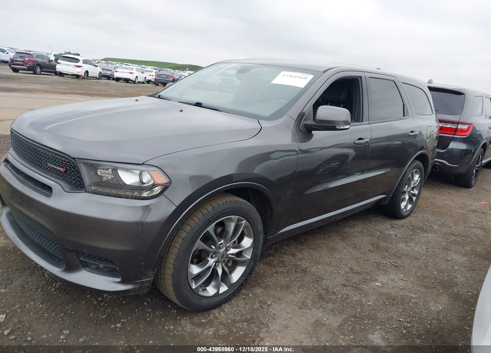2019 DODGE DURANGO GT PLUS RWD VIN: 1C4RDHDG7KC622646