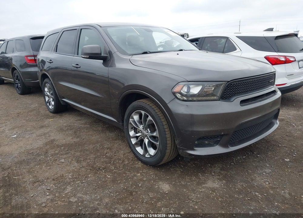 2019 DODGE DURANGO GT PLUS RWD VIN: 1C4RDHDG7KC622646