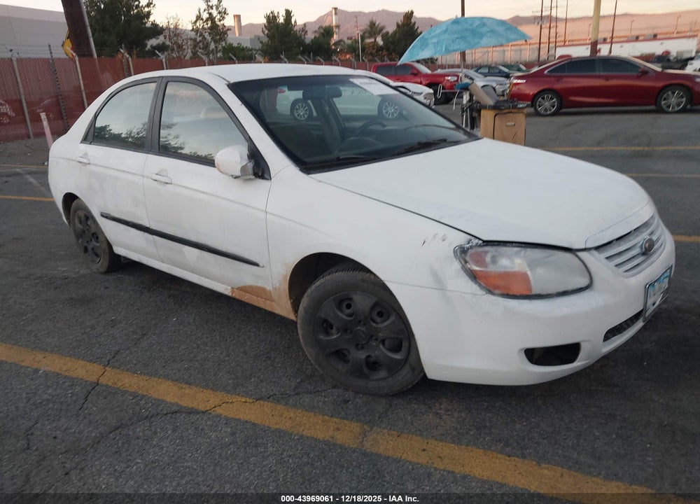 2008 KIA SPECTRA EX VIN: KNAFE122985578688