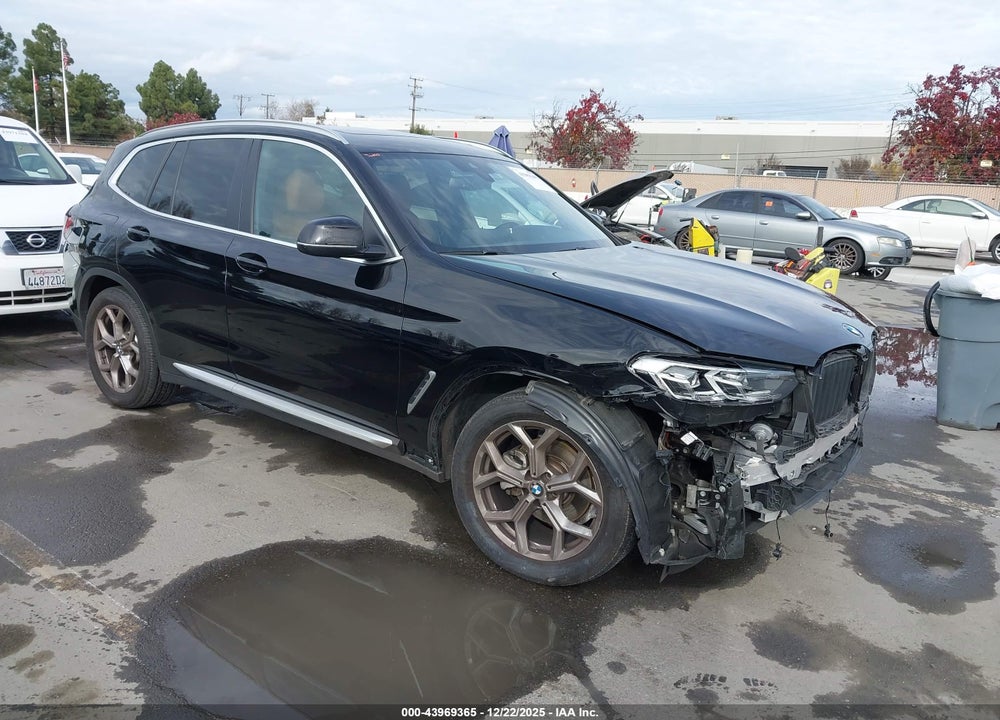 2022 BMW X3 XDRIVE30I VIN: 5UX53DP05N9M09803