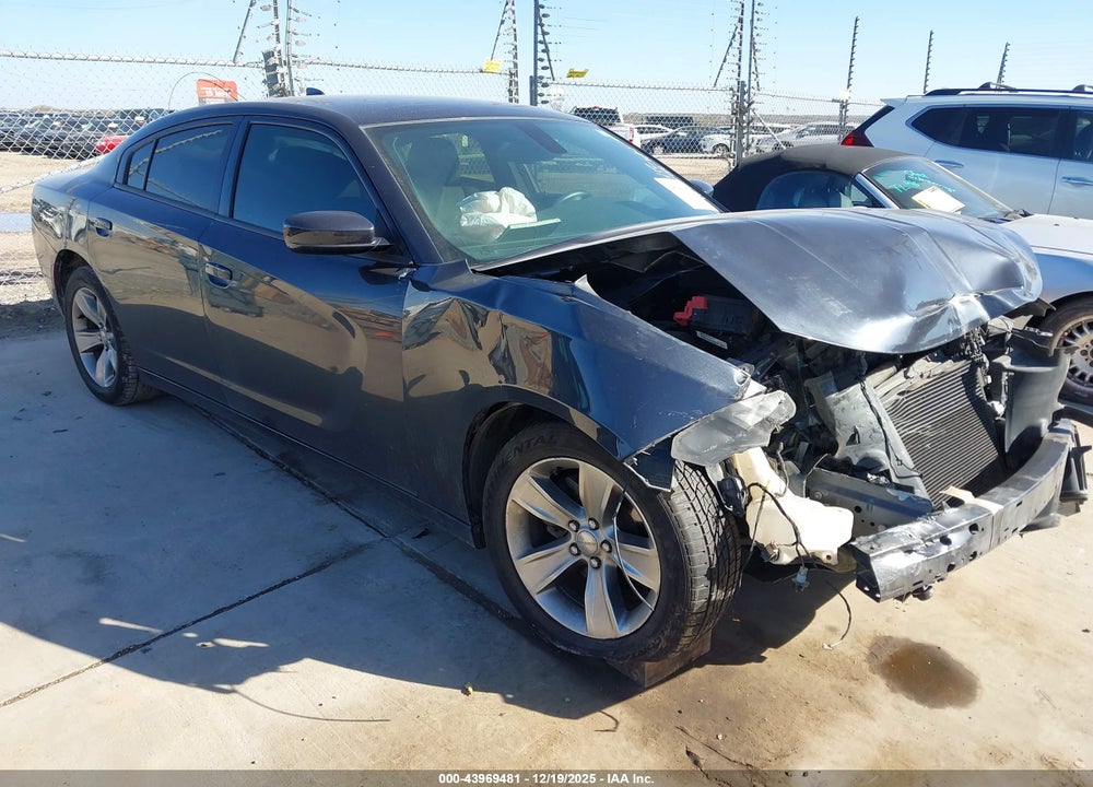 2016 DODGE CHARGER SXT VIN: 2C3CDXHG1GH210855