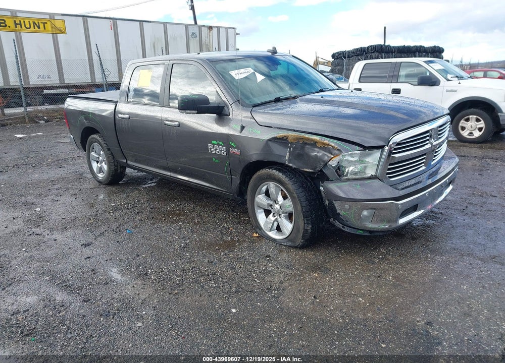 2018 RAM 1500 BIG HORN  4X4 5'7 BOX VIN: 3C6RR7LTXJG197680