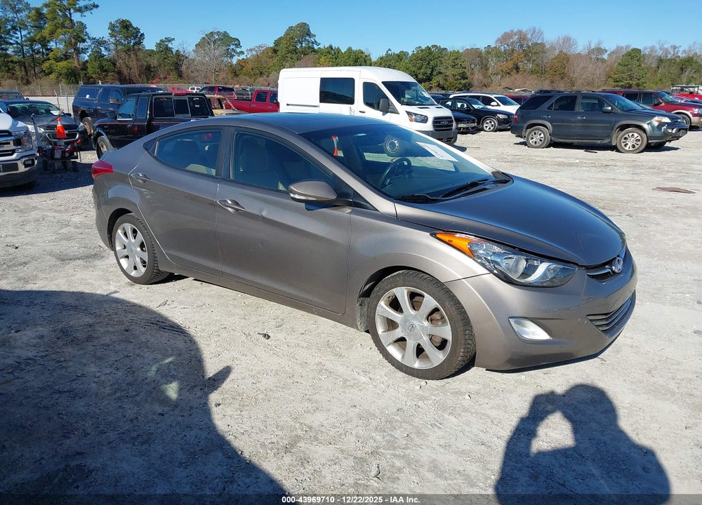 2013 HYUNDAI ELANTRA LIMITED VIN: 5NPDH4AEXDH213848