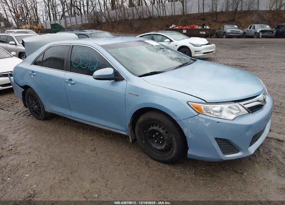 2012 TOYOTA CAMRY HYBRID LE VIN: 4T1BD1FK1CU022318