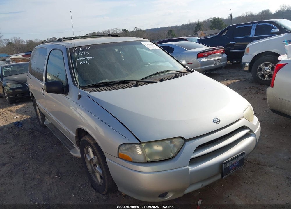 2002 NISSAN QUEST GLE VIN: 4N2ZN17TX2D813059