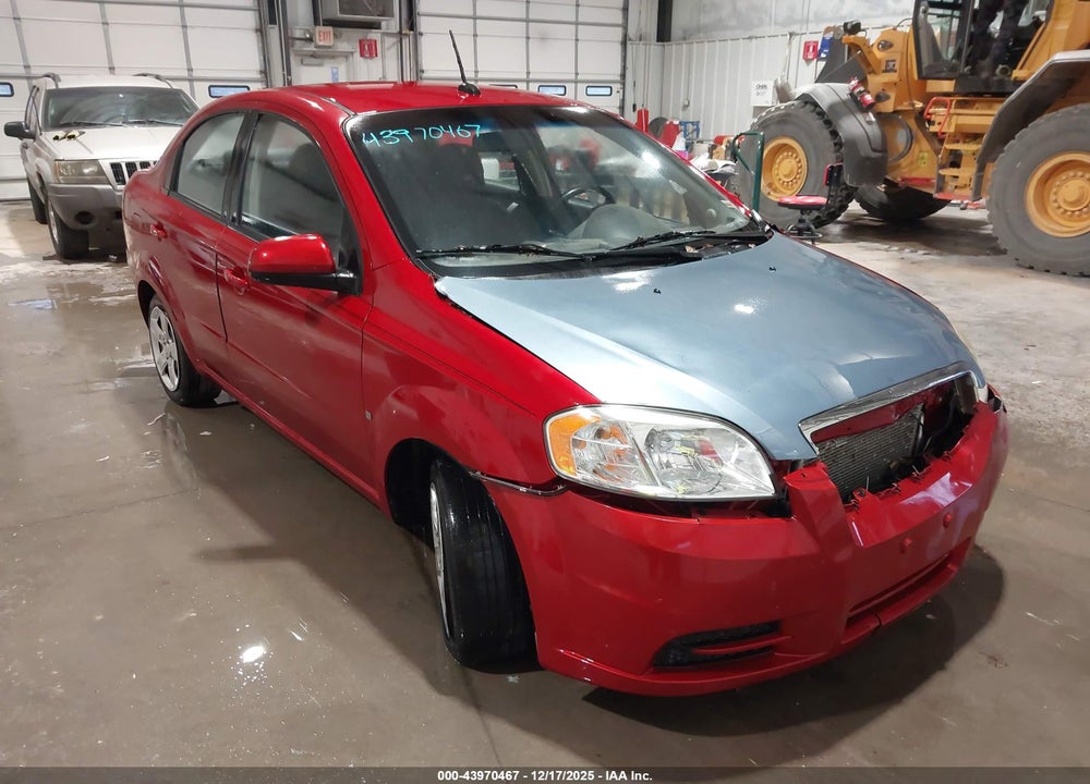 2009 CHEVROLET AVEO LT VIN: KL1TD56E49B660665