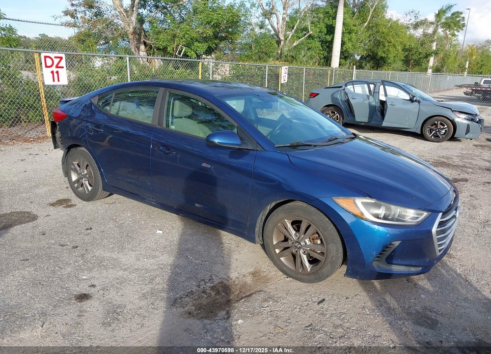 2017 HYUNDAI ELANTRA SE VIN: 5NPD84LF0HH002525