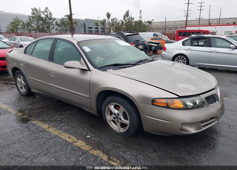 2002 PONTIAC BONNEVILLE SE VIN: 1G2HX54K224115254