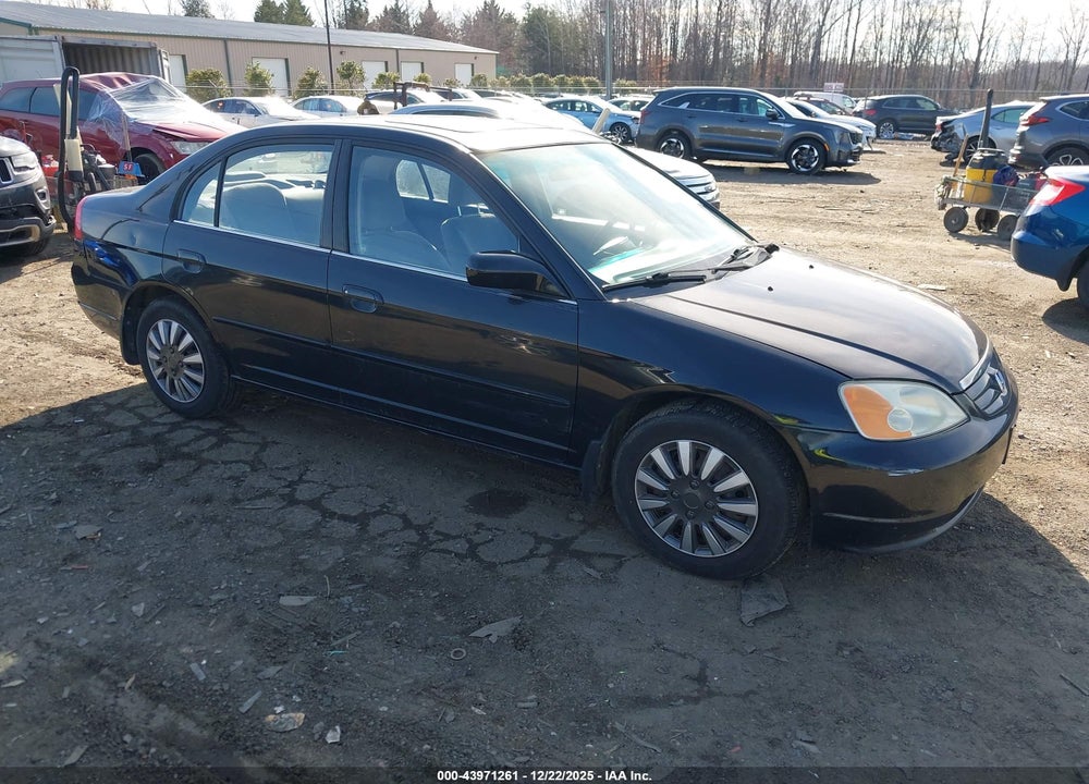 2001 HONDA CIVIC EX VIN: 1HGES26761L051603