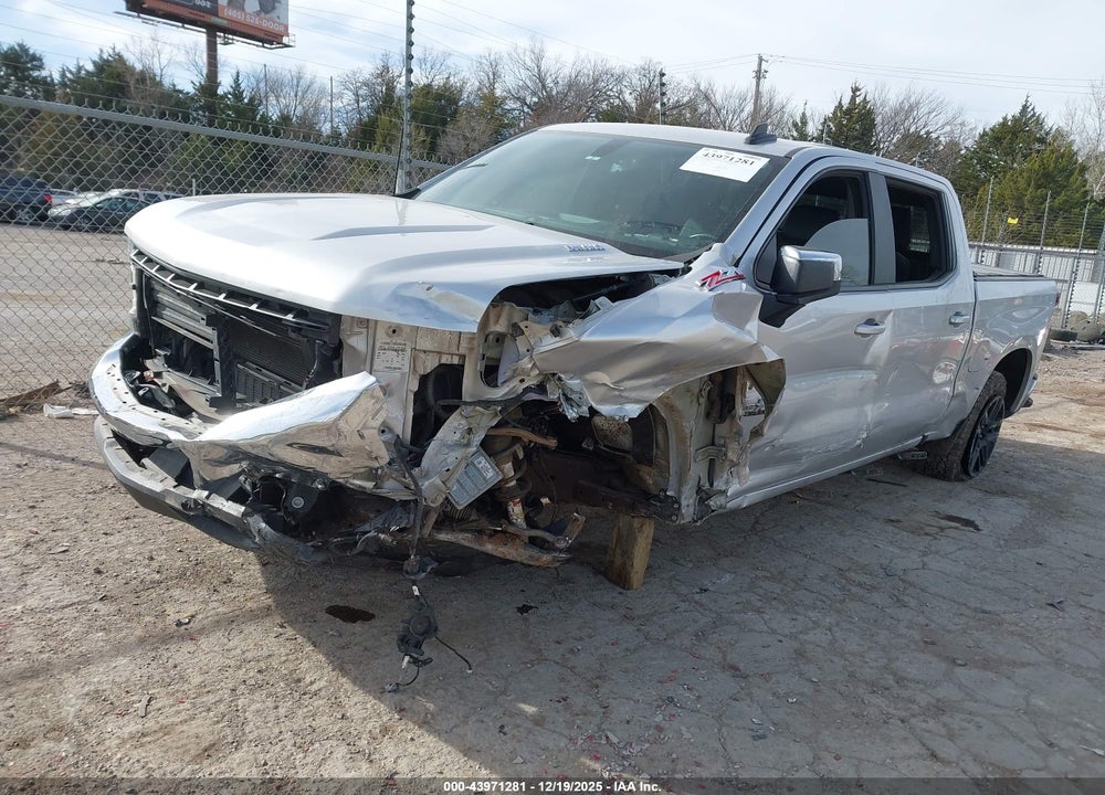 2020 CHEVROLET SILVERADO 1500 4WD  SHORT BED LT VIN: 3GCUYDETXLG286606