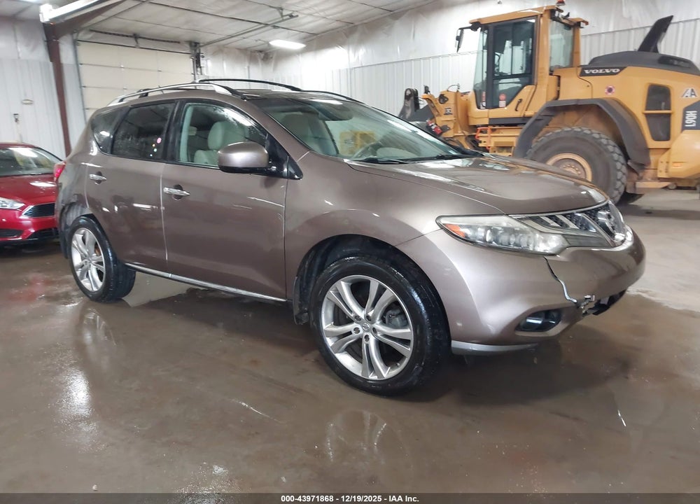 2011 NISSAN MURANO LE VIN: JN8AZ1MW9BW176595