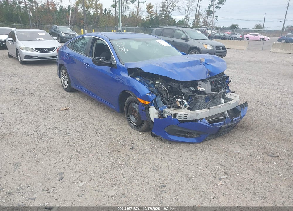 2016 HONDA CIVIC LX VIN: 19XFC2F51GE238859