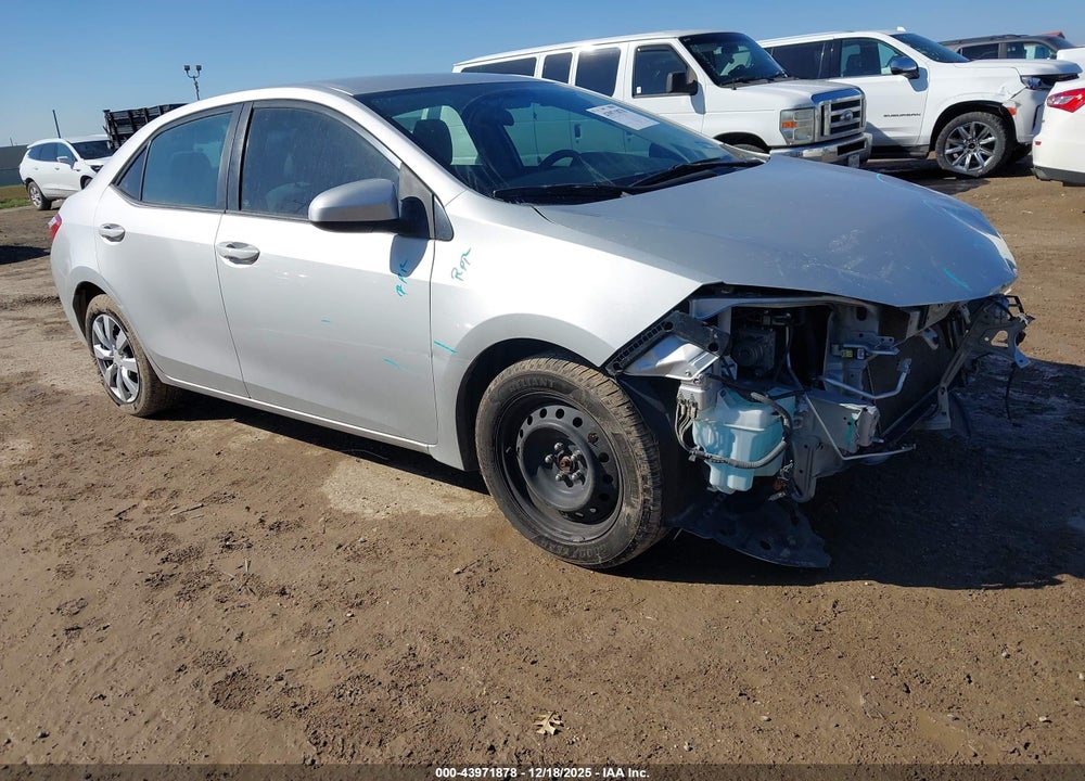 2016 TOYOTA COROLLA LE VIN: 2T1BURHE3GC555137