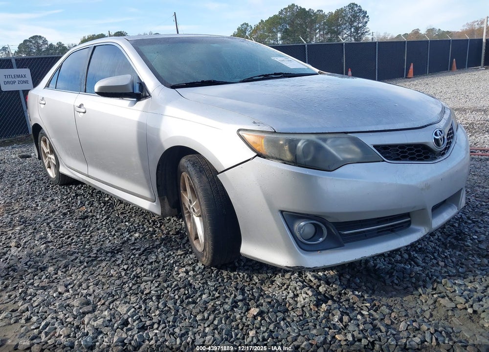 2012 TOYOTA CAMRY SE VIN: 4T1BF1FK6CU049105