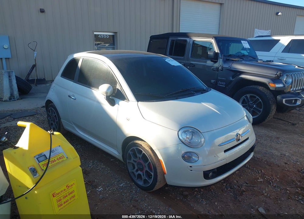 2012 FIAT 500 SPORT VIN: 3C3CFFBR4CT110295