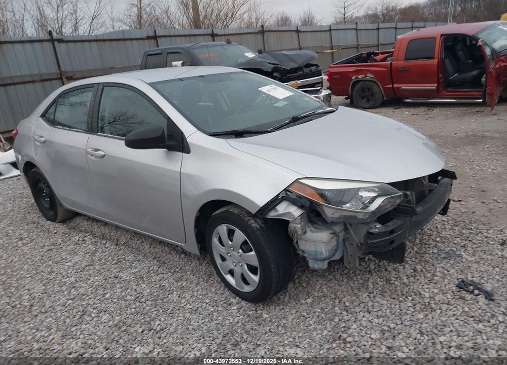 2015 TOYOTA COROLLA LE VIN: 2T1BURHE1FC237760
