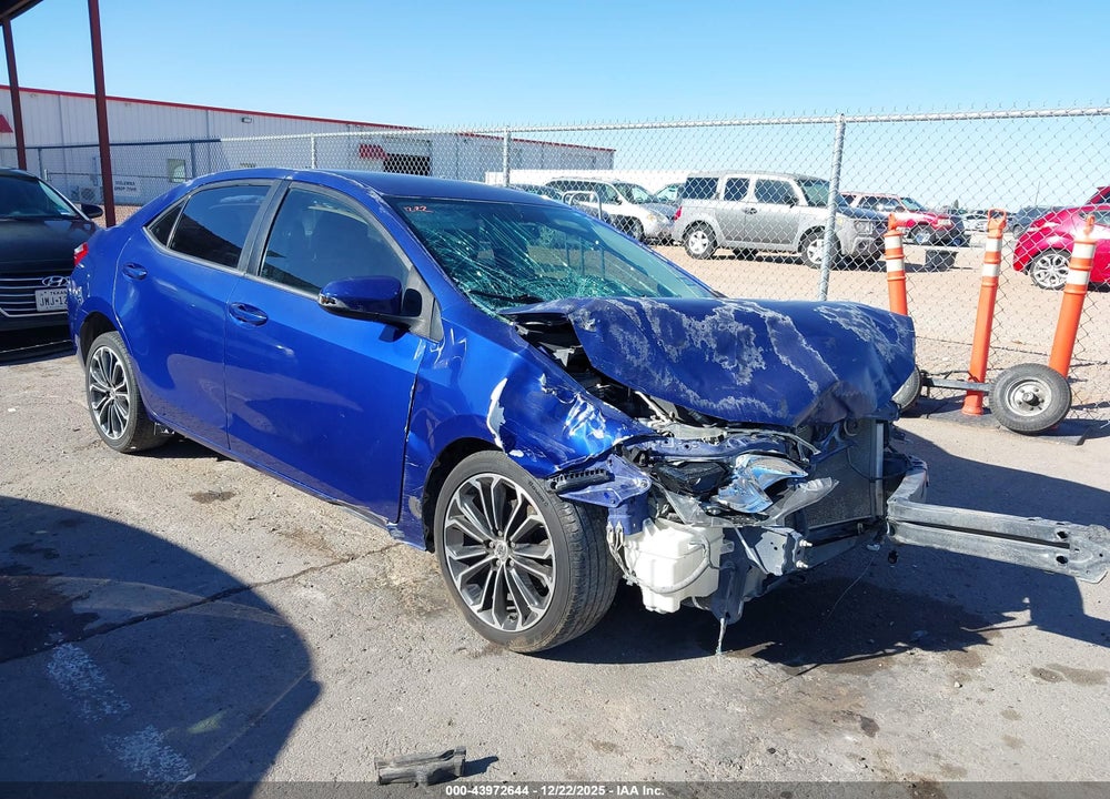 2015 TOYOTA COROLLA S PLUS VIN: 5YFBURHE2FP323272