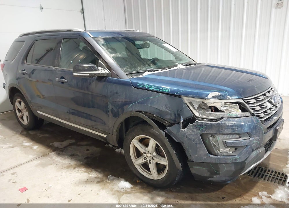 2016 FORD EXPLORER XLT VIN: 1FM5K8D88GGC68693