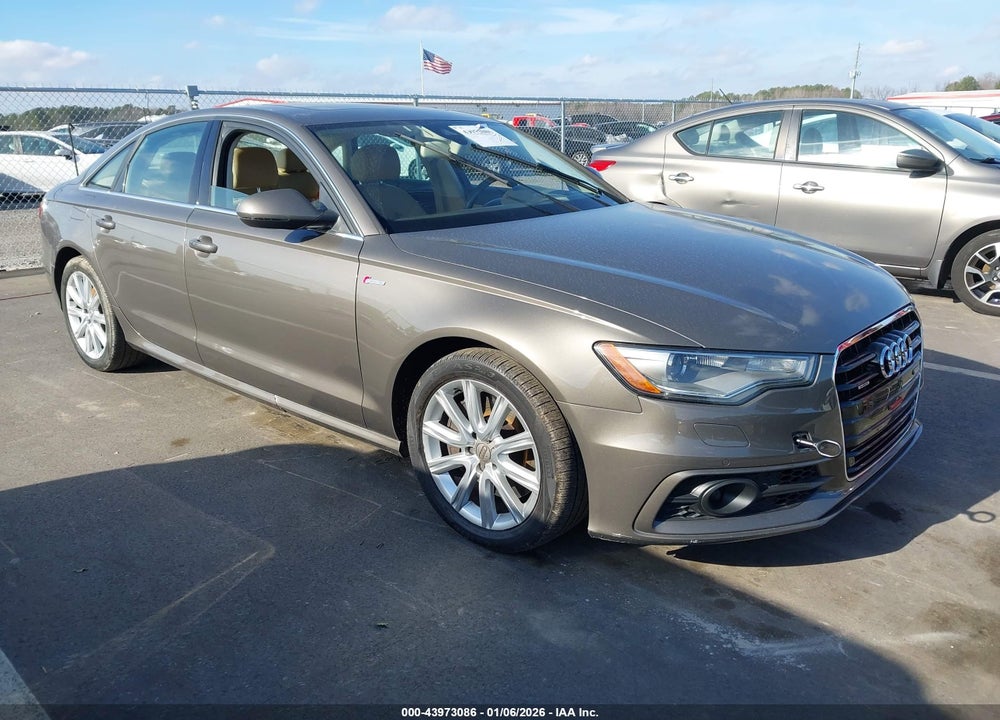 2013 AUDI A6 3.0T PREMIUM VIN: WAUJGBFC5DN090135