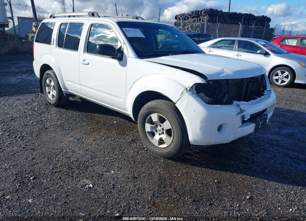2012 NISSAN PATHFINDER S VIN: 5N1AR1NB4CC609097