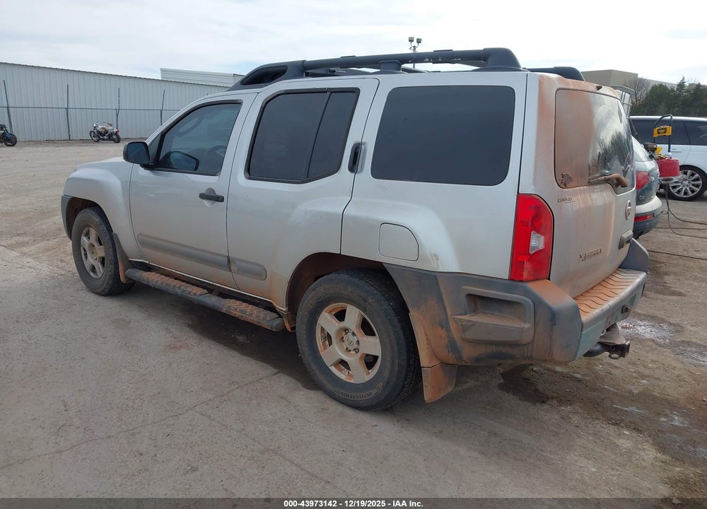 2005 NISSAN XTERRA S VIN: 5N1AN08U25C601523