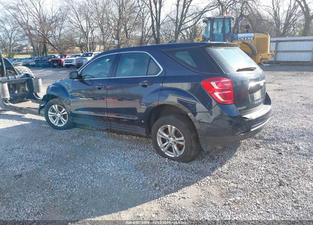 2017 CHEVROLET EQUINOX LS VIN: 2GNALBEK6H1567273