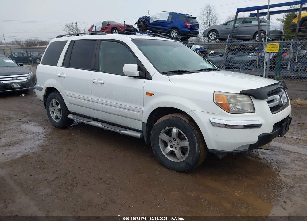 2008 HONDA PILOT EX-L VIN: 5FNYF18608B000383