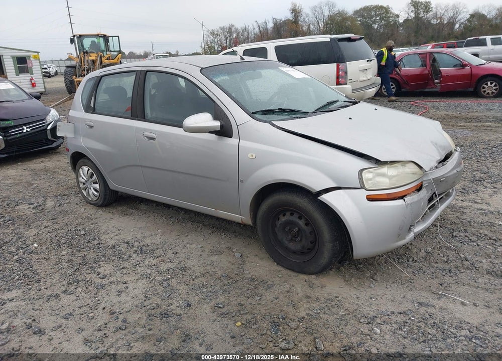 2007 CHEVROLET AVEO LS VIN: KL1TD66697B728776