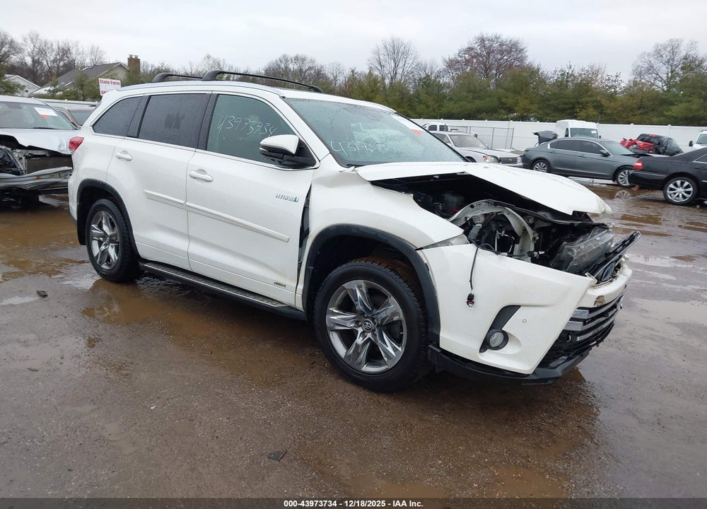2018 TOYOTA HIGHLANDER HYBRID LIMITED PLATINUM VIN: 5TDDGRFH2JS047348