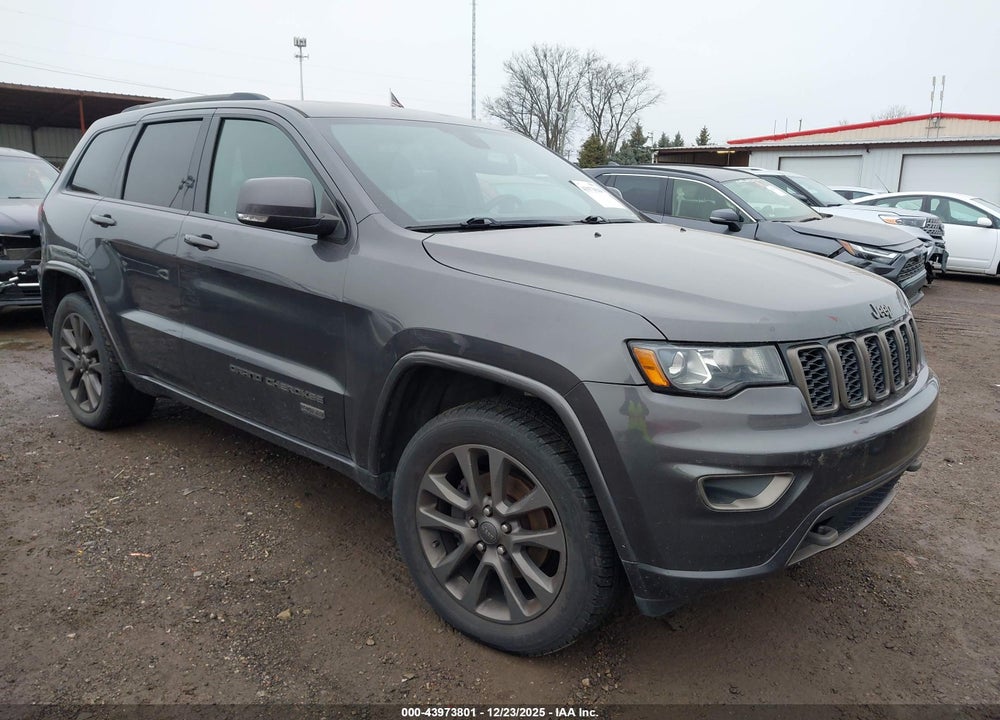 2016 JEEP GRAND CHEROKEE LIMITED 75TH ANNIVERSARY VIN: 1C4RJFBGXGC505165