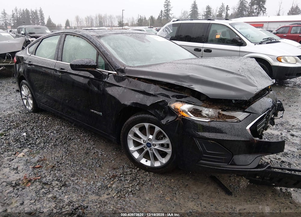 2019 FORD FUSION HYBRID SE VIN: 3FA6P0LU3KR116953