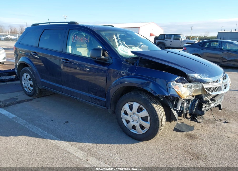 2018 DODGE JOURNEY SE VIN: 3C4PDCAB9JT497302