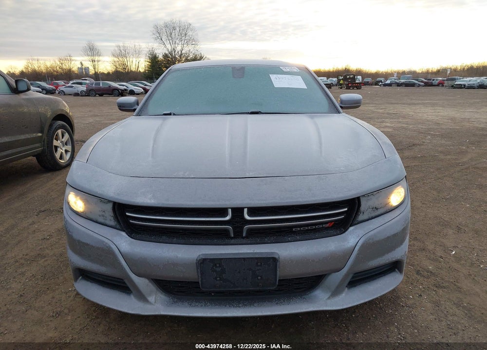 2015 DODGE CHARGER SE VIN: 2C3CDXBG7FH826681