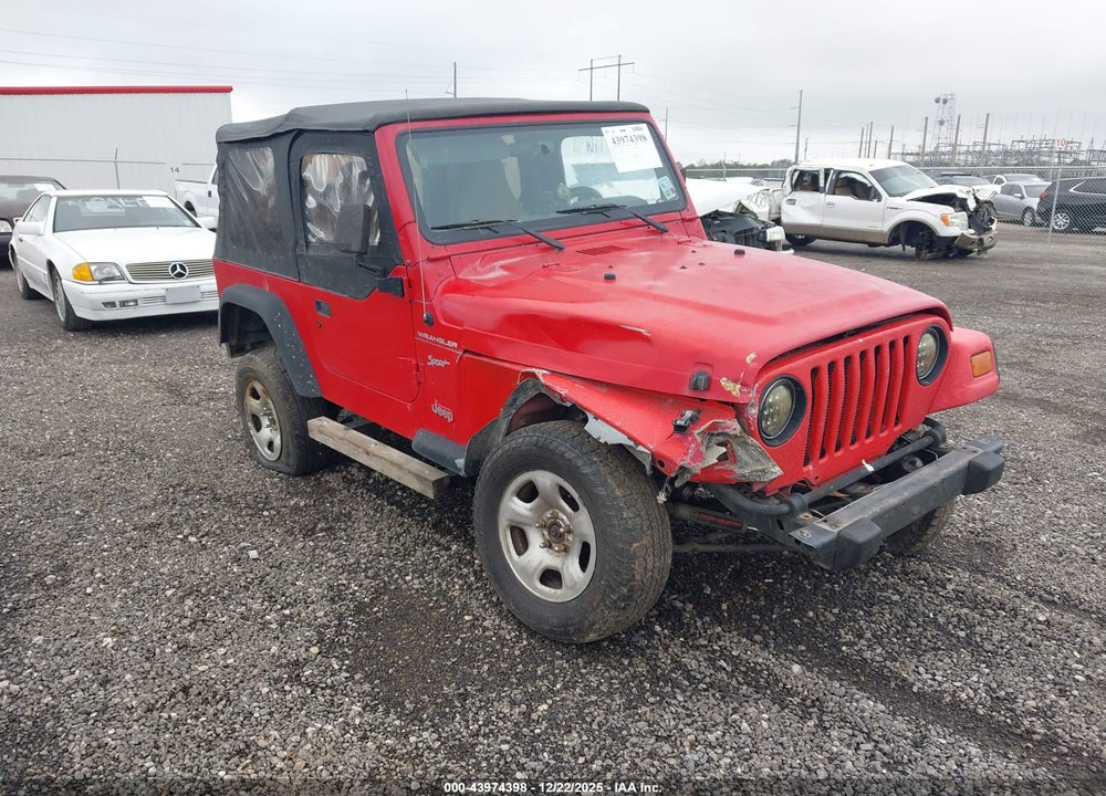2002 JEEP WRANGLER SPORT VIN: 1J4FA49S62P726002
