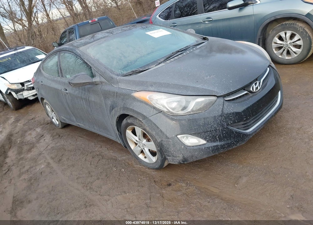 2013 HYUNDAI ELANTRA GLS VIN: 5NPDH4AE7DH398120
