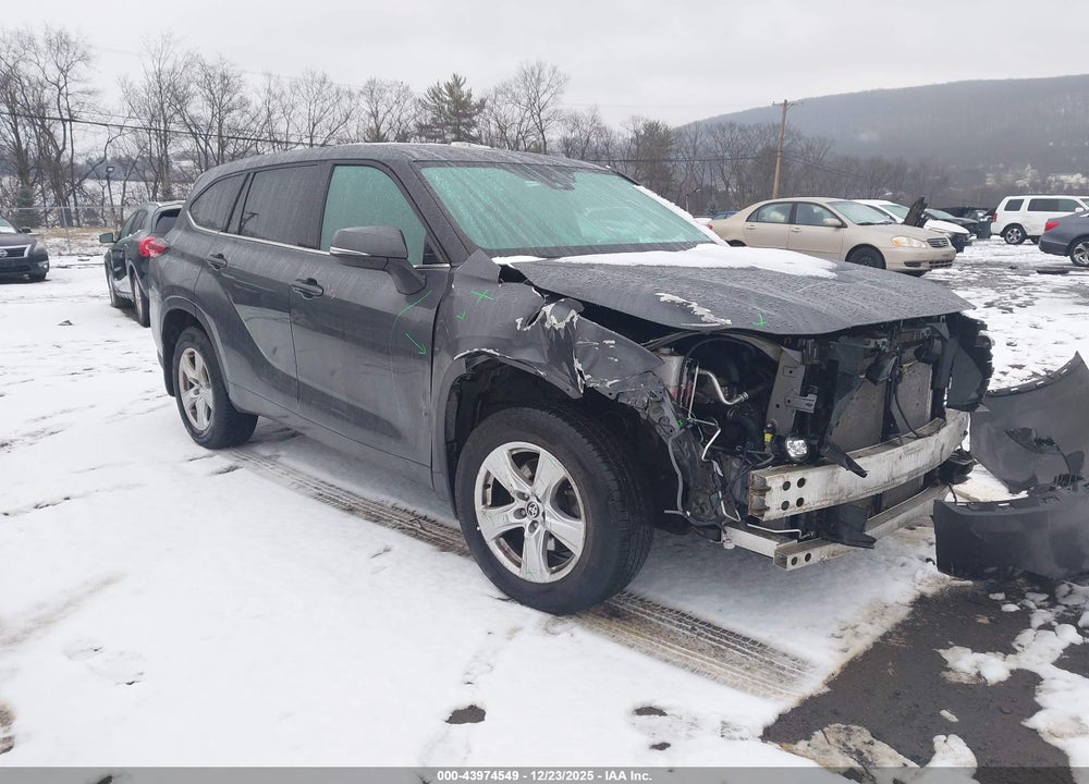2021 TOYOTA HIGHLANDER LE VIN: 5TDBZRBH3MS551760