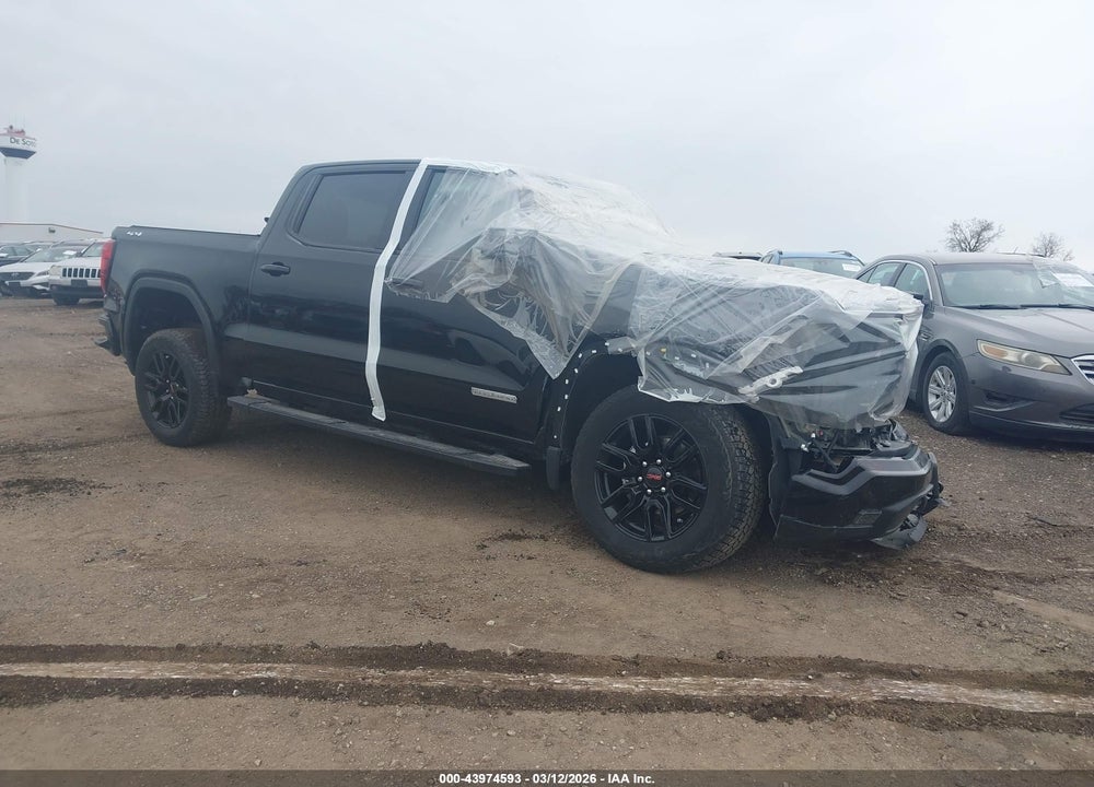 2022 GMC SIERRA 1500 4WD  SHORT BOX ELEVATION VIN: 3GTPUJEK7NG673311
