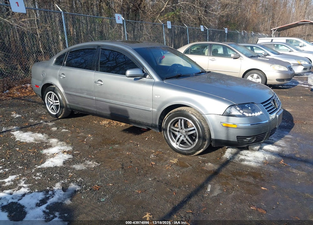 2003 VOLKSWAGEN PASSAT GLS V6 VIN: WVWPH63B83P446979