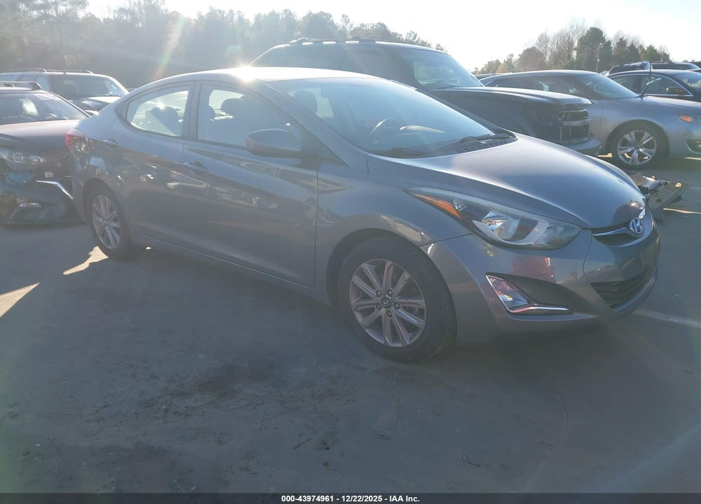 2014 HYUNDAI ELANTRA SE VIN: 5NPDH4AEXEH516839