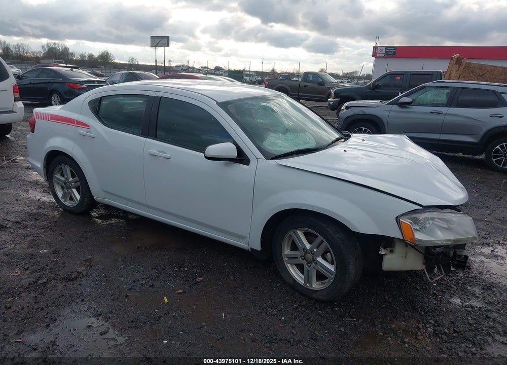 2012 DODGE AVENGER SXT VIN: 1C3CDZCB4CN219705