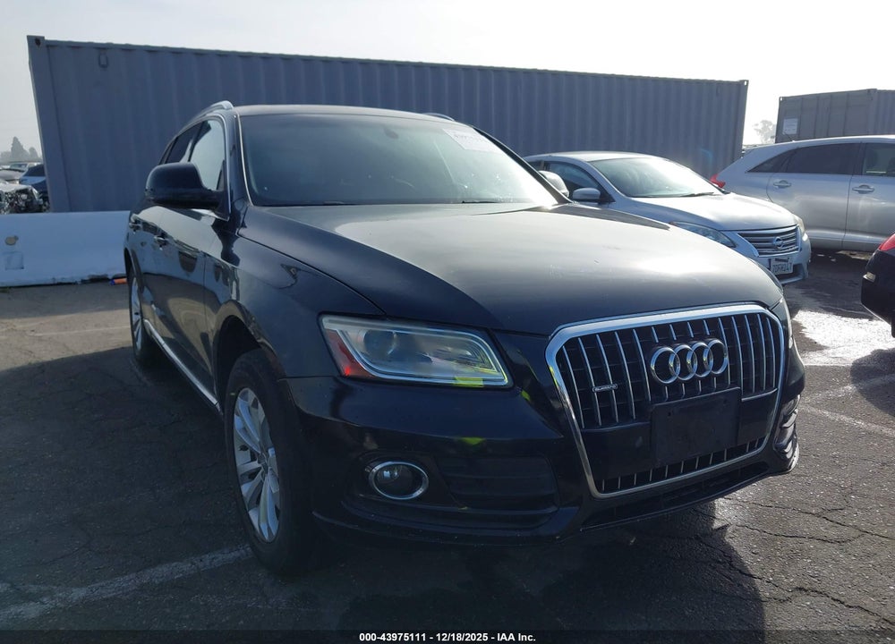 2013 AUDI Q5 2.0T PREMIUM VIN: WA1LFAFPXDA082593