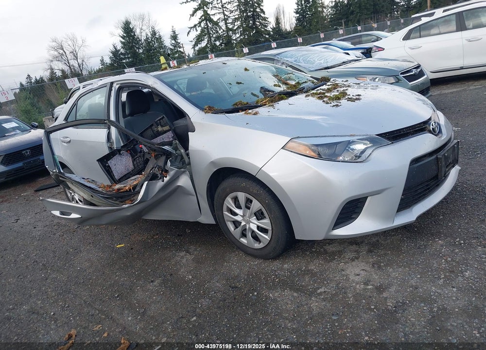 2016 TOYOTA COROLLA L VIN: 2T1BURHE4GC497832