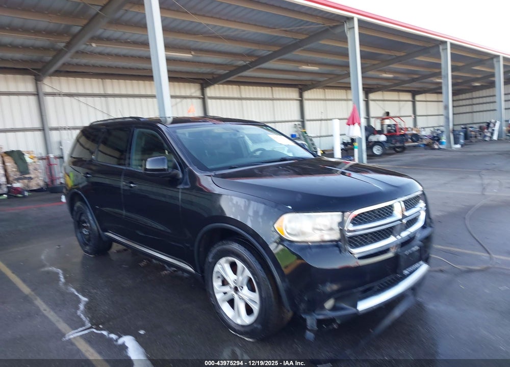 2012 DODGE DURANGO SXT VIN: 1C4RDJAG7CC213074