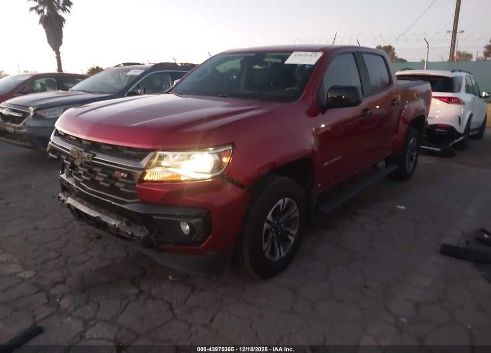 2021 CHEVROLET COLORADO 2WD  SHORT BOX Z71 VIN: 1GCGSDEN4M1232928
