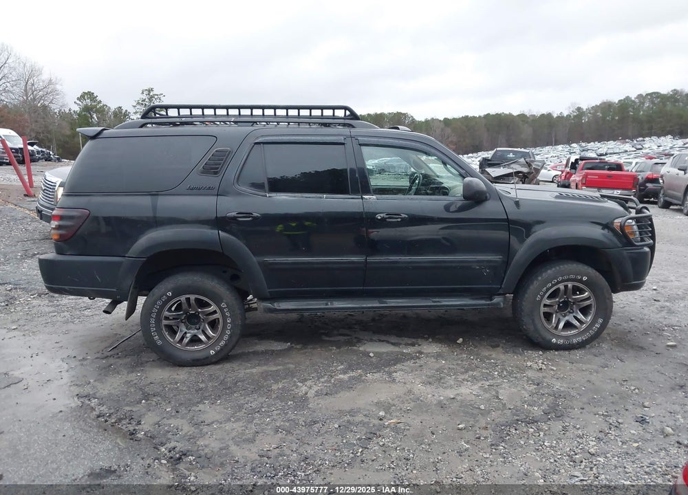 2001 TOYOTA SEQUOIA LIMITED V8 VIN: 5TDBT48A51S050220
