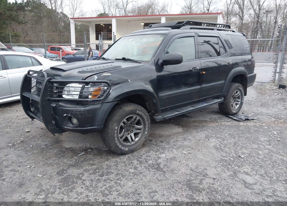2001 TOYOTA SEQUOIA LIMITED V8 VIN: 5TDBT48A51S050220