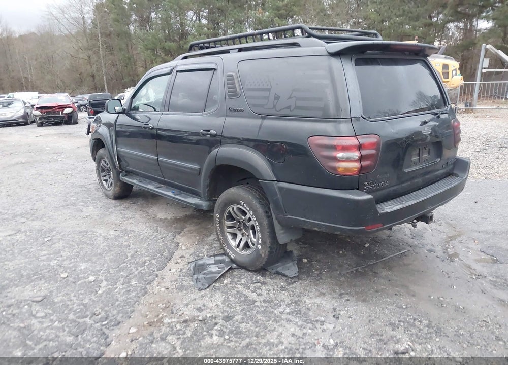 2001 TOYOTA SEQUOIA LIMITED V8 VIN: 5TDBT48A51S050220