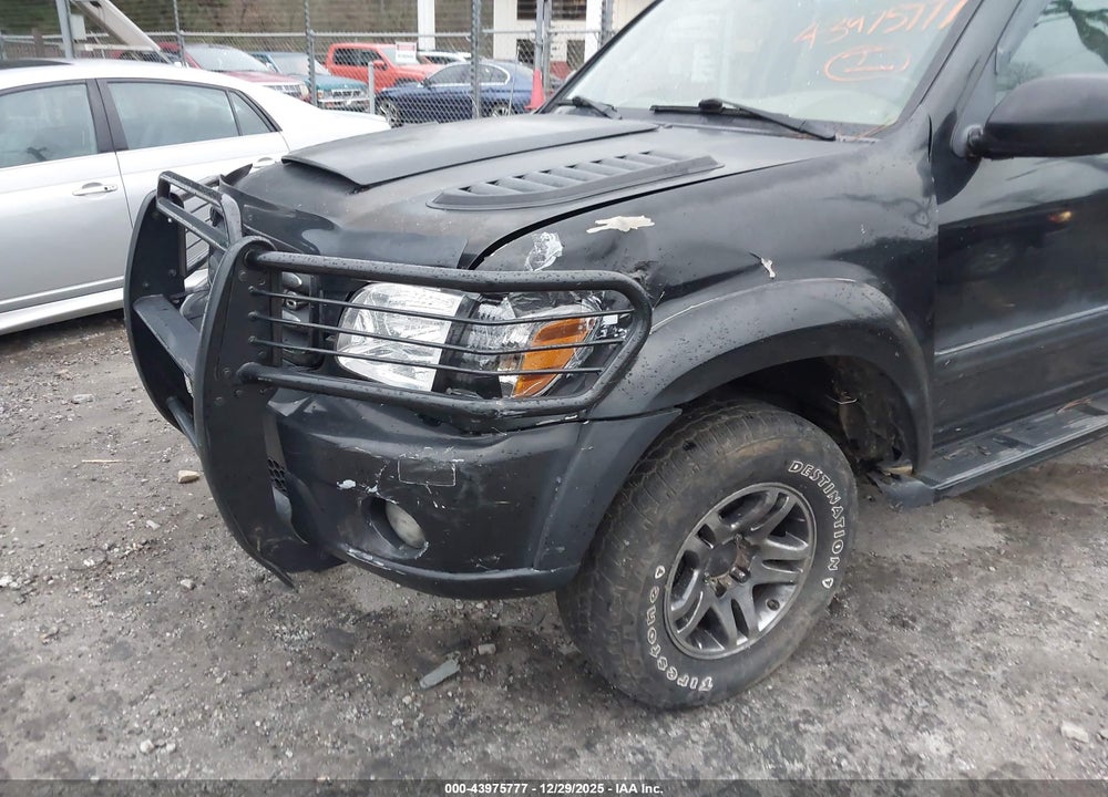 2001 TOYOTA SEQUOIA LIMITED V8 VIN: 5TDBT48A51S050220