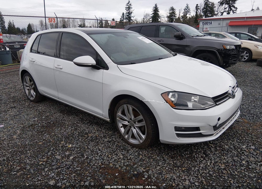 2015 VOLKSWAGEN GOLF TDI SEL 4-DOOR VIN: 3VWRA7AU8FM077197