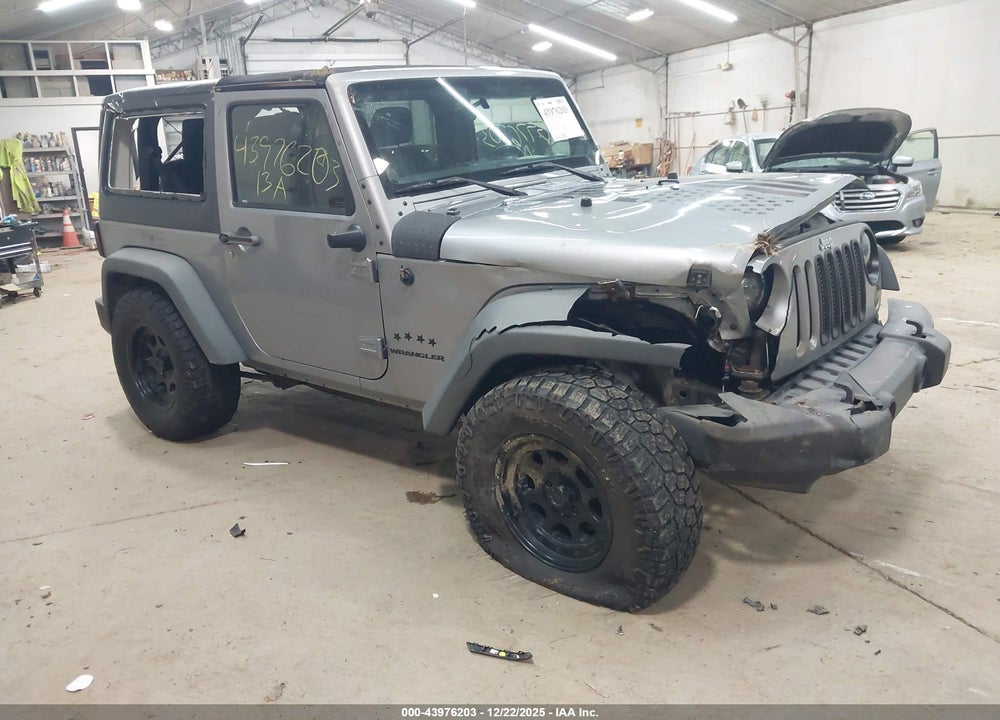 2013 JEEP WRANGLER SPORT VIN: 1C4AJWAG3DL602492